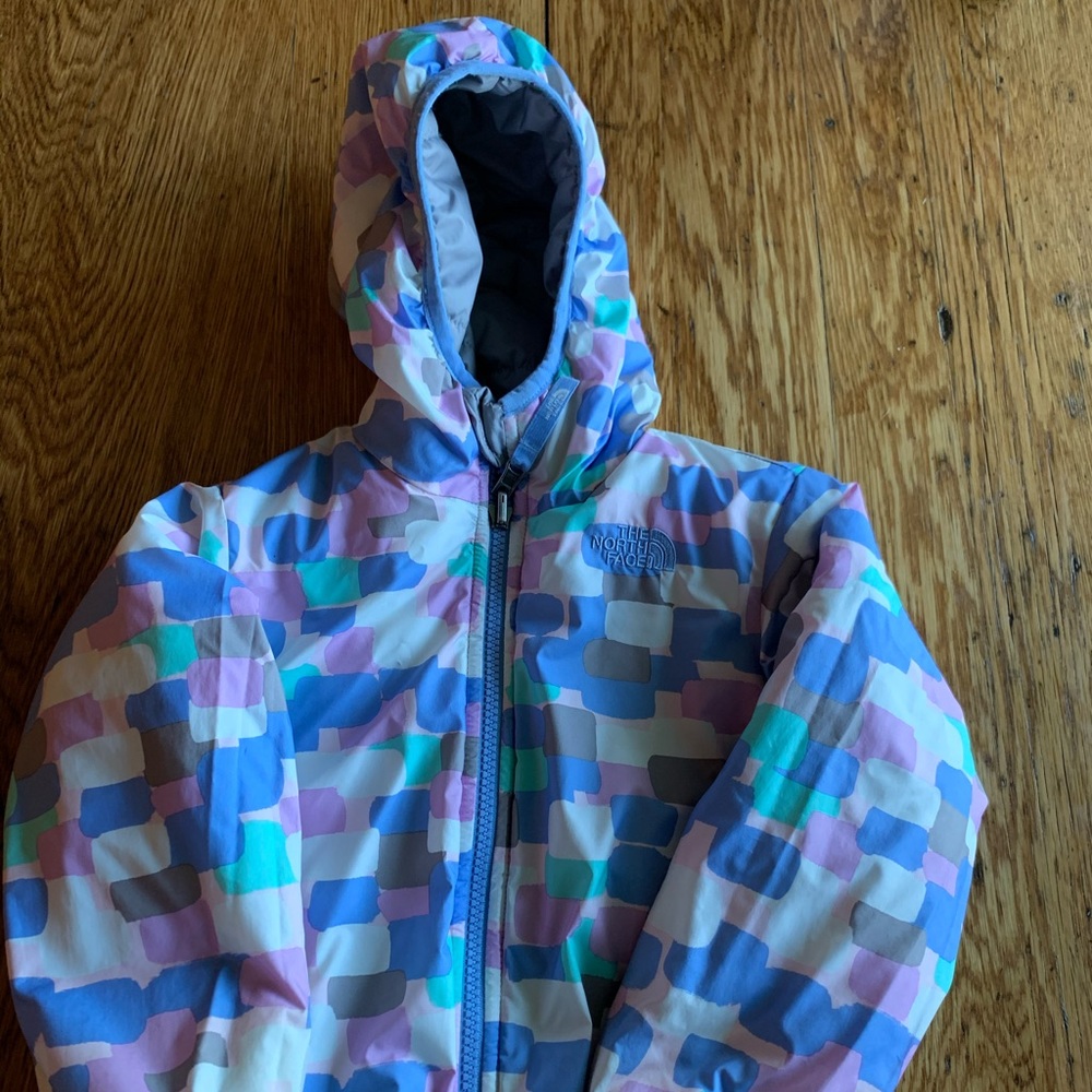 North Face hooded toddler jacket